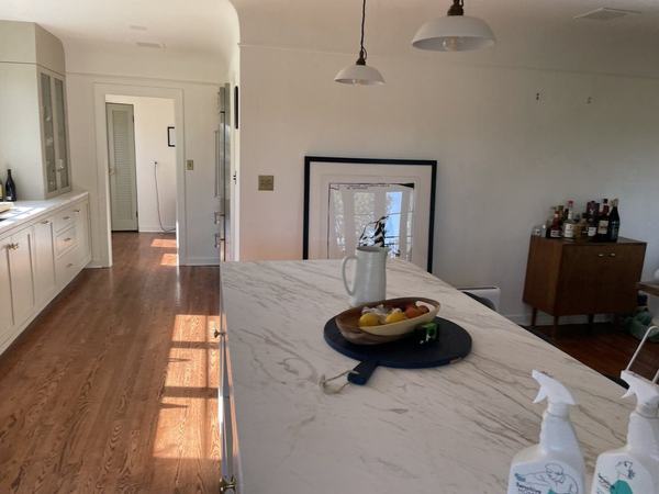 Spotless kitchen finished by our team